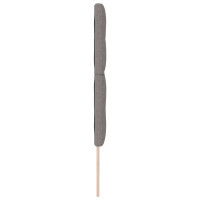 Produktbild för Höjdjusterbar Sänggavel med huvudgavel Taupe 160 cm tyg