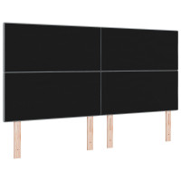 Produktbild för Höjdjusterbar Sänggavel med huvudgavel Ljusgrå 180 cm tyg
