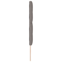 Produktbild för Höjdjusterbar Sänggavel med huvudgavel Taupe 180 cm tyg