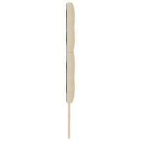 Produktbild för Höjdjusterbar Sänggavel med huvudgavel Kräm 180 cm tyg