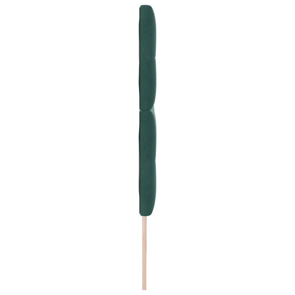Produktbild för Huvudgavel Mörkgrön 180 cm Sammet