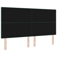 Produktbild för Huvudgavel Mörkgrön 180 cm Sammet