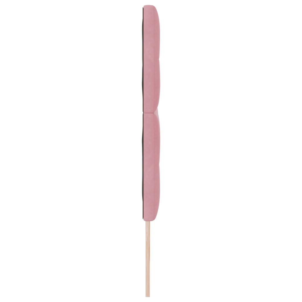 Produktbild för Huvudgavel Rosa 180 cm Sammet
