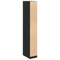 Produktbild för Garderob med hylla Gammalt trä 30 x 50 x 200 cm Konstruerat trä