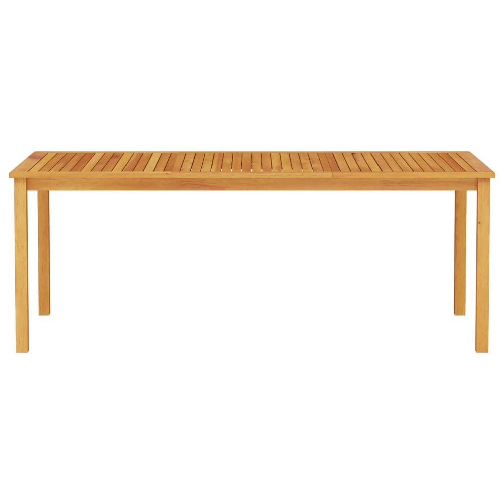 Produktbild för Trädgårdsmöbelset 7 pcs Brun Massivt Akaciaträ