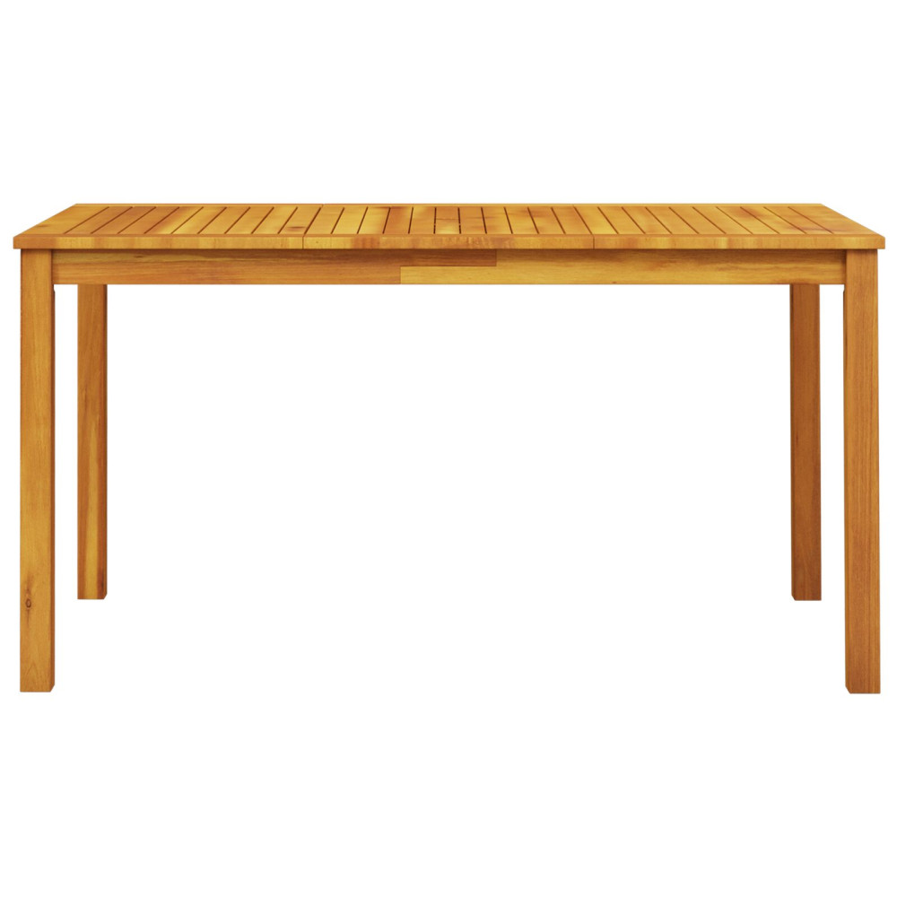 Produktbild för Trädgårdsmöbelset 7 pcs Brun Massivt Akaciaträ