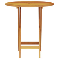 Produktbild för Fällbart bistroset 3 pcs Brun Massivt Akaciaträ