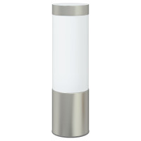 Produktbild för Utomhus vägglampa Silver 12 x 8,5 x 27 cm.