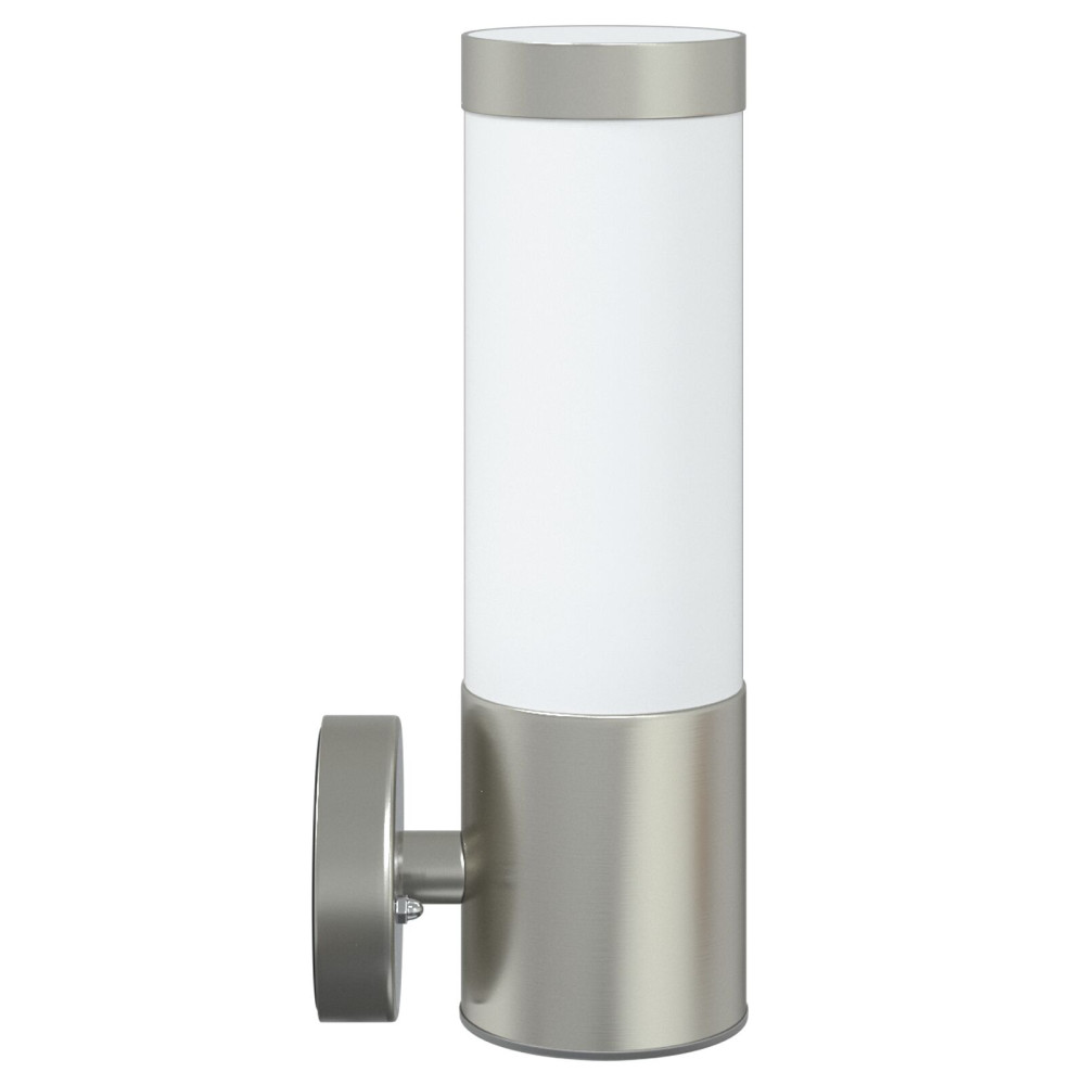 Produktbild för Utomhus vägglampa Silver 12 x 8,5 x 27 cm.