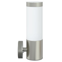 Produktbild för Utomhus vägglampa Silver 12 x 8,5 x 27 cm.