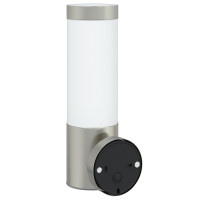 Produktbild för Utomhus vägglampa Silver 12 x 8,5 x 27 cm.