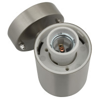 Produktbild för Utomhus vägglampa Silver 12 x 8,5 x 27 cm.