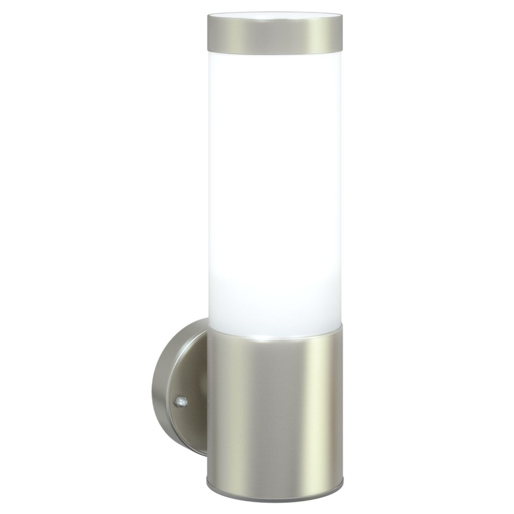 Produktbild för Utomhus vägglampa Silver 12 x 8,5 x 27 cm.