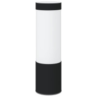 Produktbild för Utomhus vägglampa 2 pcs Svart 12 x 8,5 x 27 cm.