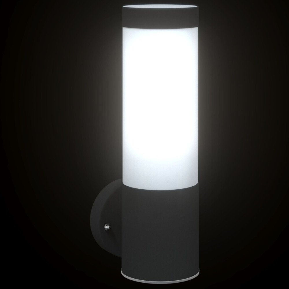Produktbild för Utomhus vägglampa 2 pcs Svart 12 x 8,5 x 27 cm.