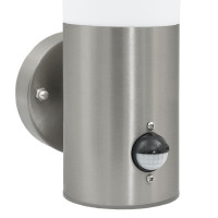 Produktbild för Utomhus vägglampa Silver 12 x 8,5 x 29 cm.