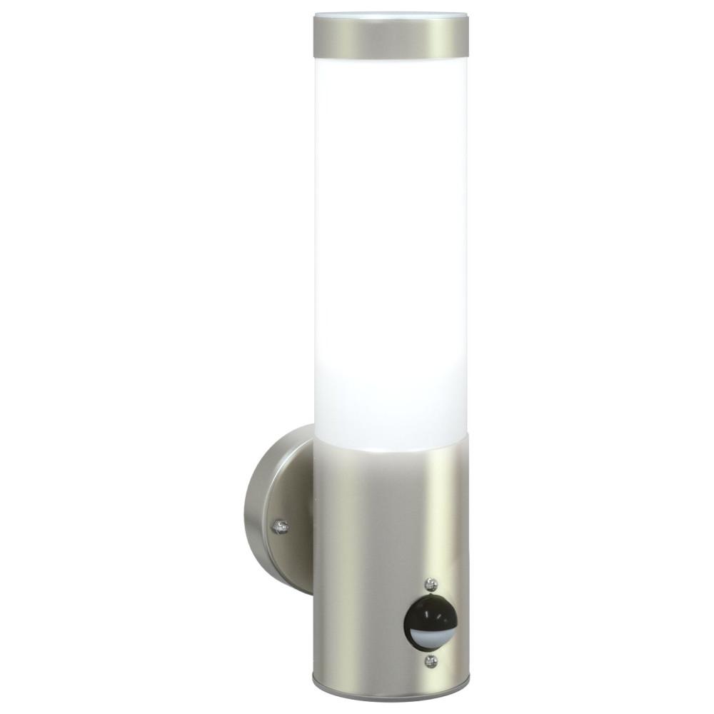 Produktbild för Utomhus vägglampa Silver 12 x 8,5 x 29 cm.