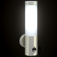 Produktbild för Utomhus vägglampa Silver 12 x 8,5 x 29 cm.