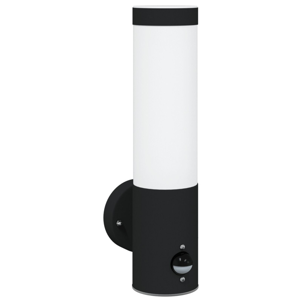 Produktbild för Utomhus vägglampa Svart 12 x 8,5 x 29 cm.