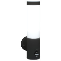 Produktbild för Utomhus vägglampa Svart 12 x 8,5 x 29 cm.