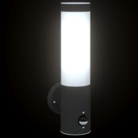 Produktbild för Utomhus vägglampa Svart 12 x 8,5 x 29 cm.