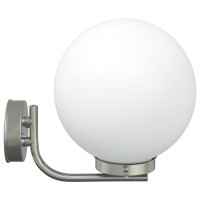 Produktbild för Utomhus vägglampa 2 pcs Silver 29 x 25 x 33 cm