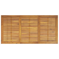 Produktbild för Trädgårdsbord Grå 160 x 80 x 75 cm Massivt Akaciaträ