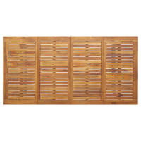 Produktbild för Trädgårdsbord Grå 180 x 90 x 75 cm Massivt Akaciaträ