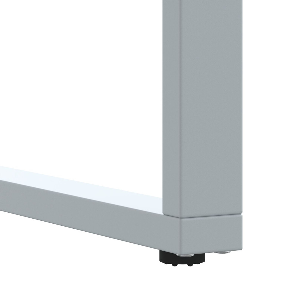 Produktbild för Trädgårdsbord Grå 200 x 90 x 75 cm Massivt Akaciaträ