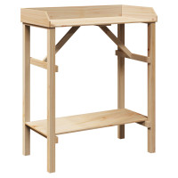 Produktbild för Planteringsbord Naturfärg 75 x 40 x 90 cm Stabil furu trä