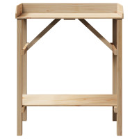 Produktbild för Planteringsbord Naturfärg 75 x 40 x 90 cm Stabil furu trä