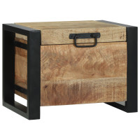Produktbild för Förvaringskistor Brun 40 x 30 x 30 cm Massivt Mangoträ