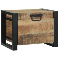 Produktbild för Förvaringskistor Brun 40 x 30 x 30 cm Massivt Mangoträ