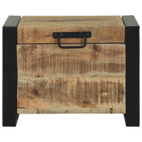 Produktbild för Förvaringskistor Brun 40 x 30 x 30 cm Massivt Mangoträ