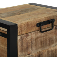 Produktbild för Förvaringskistor Brun 40 x 30 x 30 cm Massivt Mangoträ
