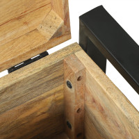 Produktbild för Förvaringskistor Brun 40 x 30 x 30 cm Massivt Mangoträ