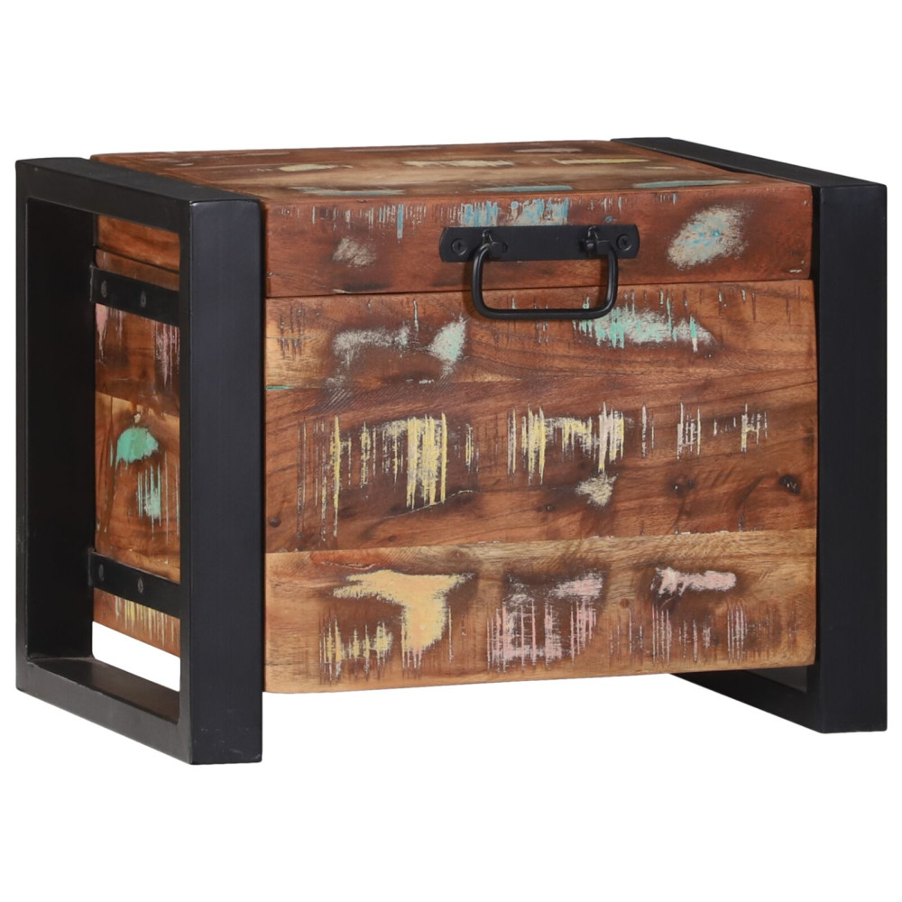 Produktbild för Förvaringskistor 40 x 30 x 30 cm Massivt återvunnet trä