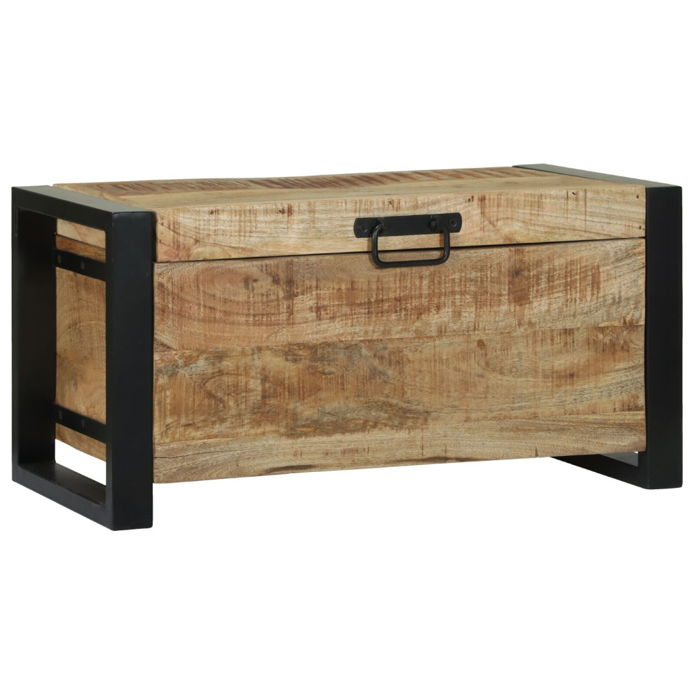 Produktbild för Förvaringskistor Brun 60 x 30 x 30 cm Massivt Mangoträ