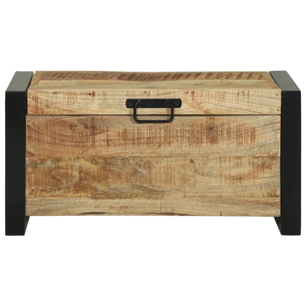 Produktbild för Förvaringskistor Brun 60 x 30 x 30 cm Massivt Mangoträ