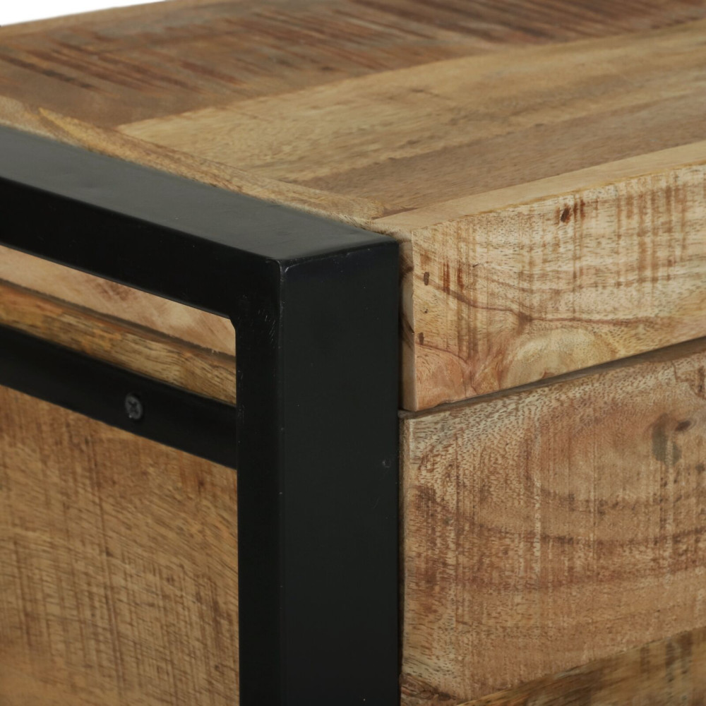 Produktbild för Förvaringskistor Brun 60 x 30 x 30 cm Massivt Mangoträ