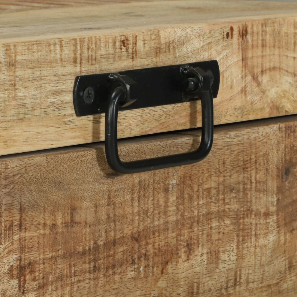Produktbild för Förvaringskistor Brun 60 x 30 x 30 cm Massivt Mangoträ