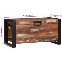 Produktbild för Förvaringskistor 60 x 30 x 30 cm Massivt återvunnet trä