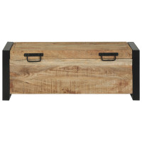 Produktbild för Förvaringskistor Brun 80 x 30 x 30 cm Massivt Mangoträ