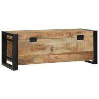 Produktbild för Förvaringskistor Brun 80 x 30 x 30 cm Massivt Mangoträ