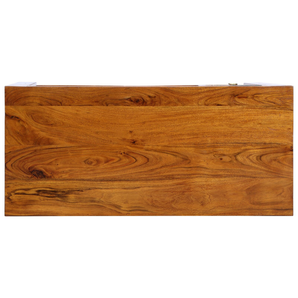 Produktbild för Skrivbord med låda med lagring Brun 110 x 50 x 73 cm