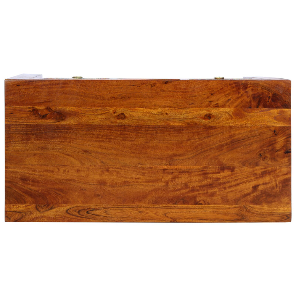 Produktbild för Skrivbord med låda med lagring Brun 100 x 50 x 75 cm