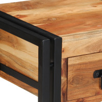 Produktbild för Nattduksbord 2 pcs Brun 40 x 35 x 50 cm Massivt Akaciaträ