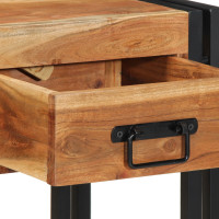 Produktbild för Nattduksbord 2 pcs Brun 40 x 35 x 50 cm Massivt Akaciaträ