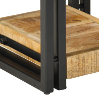 Produktbild för Nattduksbord 2 pcs Brun 30 x 30 x 40 cm Massivt mangoträ