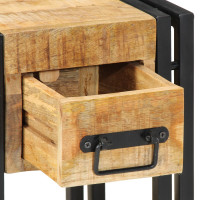 Produktbild för Nattduksbord 2 pcs Brun 30 x 30 x 40 cm Massivt mangoträ